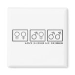 Love Knows No Gender Magnet