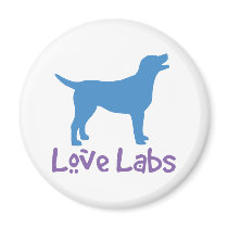 Love Labs (blue and purple) magnets by dogsandhorses Love Labs (blue and purple) magnets