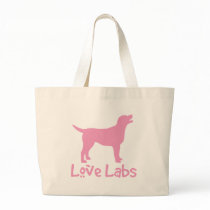Love Labs (pink) Tote Bag
