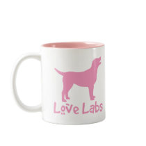 Love Labs (pink) Coffee Mugs