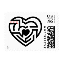 love labyrinth postage by asyrum love labyrinth postage