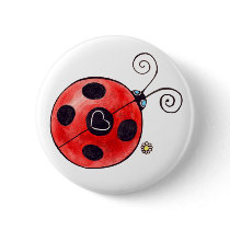 Love Ladybug buttons