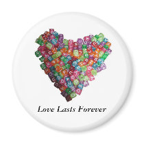 Love Lasts Forever magnets by Alexander2007 Love Lasts Forever magnets