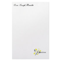 Love, Laugh...Breathe Customized Stationery