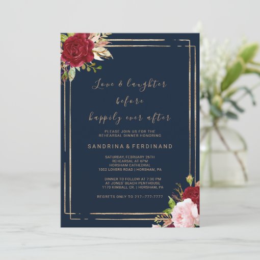 Love Laughter Before Happily Ever After Invitation Zazzle