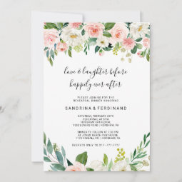 Love Laughter Before Happily Ever After Invitation Zazzle