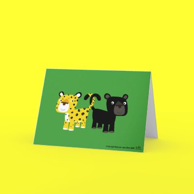 Love leopards card by Lioness_Graphics