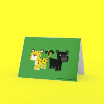 Love leopards cards by Lioness_Graphics Love leopards cards