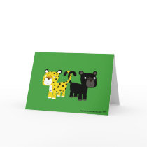 Love leopards cards by Lioness_Graphics Love leopards cards