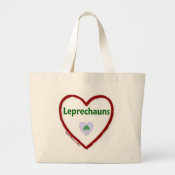 Love Leprechauns Canvas Bags