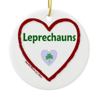Love Leprechauns Christmas Tree Ornaments