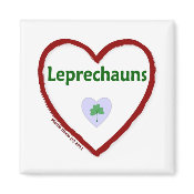 Love Leprechauns Fridge Magnet