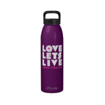 Love Lets Live / Abort73.com Reusable Water Bottle