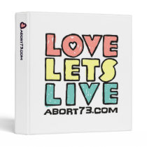 Love Lets Live (Alternate) / Abort73.com 3 Ring Binders