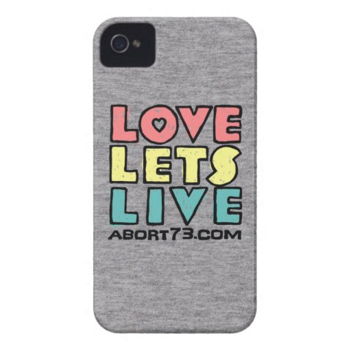 Love Lets Live (Alternate) / Abort73.com iPhone 4 Cover