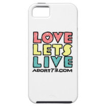 Love Lets Live (Alternate) / Abort73.com iPhone 5 Cases