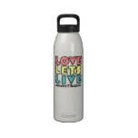 Love Lets Live (Alternate) / Abort73.com water bottles