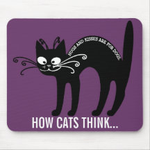 Love letter from my cat: cat etiquette mousepad