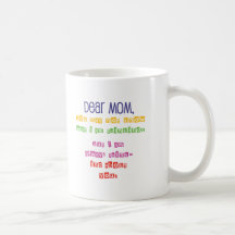 Love letter to Mom Mugs