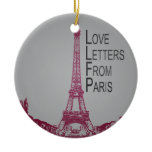 Love Letters From Paris Christmas Ornament