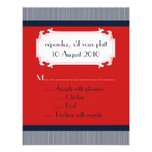 Love Letters Nautical RSVP Wedding Invitations