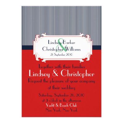 Love Letters Nautical Wedding Invitations