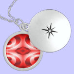 Love Letters Red Abstract Design Necklace necklaces