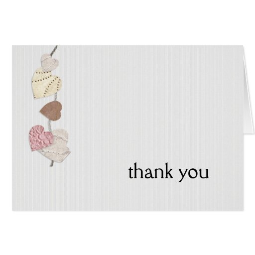 Love Letters Thank You Card Zazzle