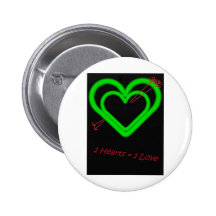 Love -Liebe Pinback Buttons