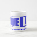 Love-Life BLUE, mugs by webjasper Love-Life BLUE, mugs
