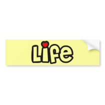 Love Life bumper stickers