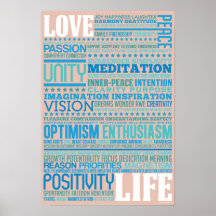 'Love Life' - Inspiring & Motivating Art Design Poster
