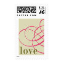 Love Light Cream postage by weddingchannel Love Light Cream postage