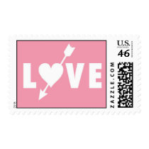 Love - Light Pink Postage