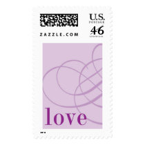 Love Light Purple Stamp