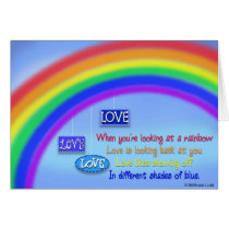 Love likes showing off in different shades of blue cards