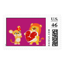 Love Lions stamp by Lioness_Graphics Love Lions stamp