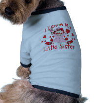 Love little Sister pet clothing by ifbabycouldtalk Love little Sister pet clothing