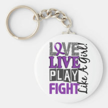 Love Live Play Fight Like A Girl Chiari Malformati Keychain