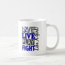 Love Live Play Fight Like A Girl Rheumatoid Arthri Mugs