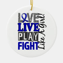 Love Live Play Fight Like A Girl Rheumatoid Arthri Ornaments
