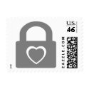 love locked down. postage