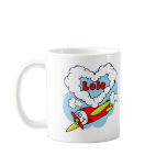 Love Lolo Kids Airplane Coffee Mugs