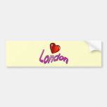 Love London Bumper Stickers