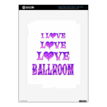 Love Love Ballroom Skin For iPad 3