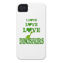 Love Love Dinosaurs Case-Mate iPhone 4 Case