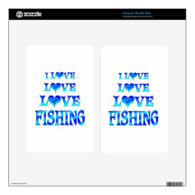 Love Love Fishing Kindle Fire Skin