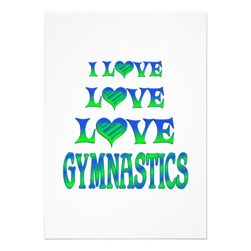 Love Love Gymnastics Custom Announcement