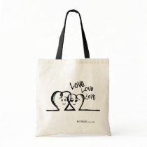 Love Love Love Canvas Bag
