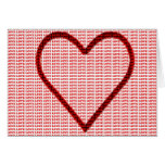 Love Love Love Greeting Card
